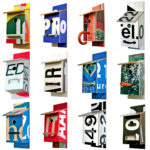 Billbirdhouse is a nest box made from recycled typographic billboards. Designed by Bomdesign in Rotterdam.