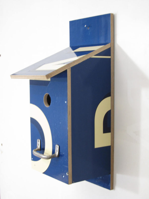 Billbirdhouse Blue & Creme recycle design