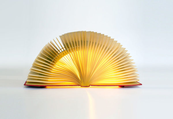 Luce Book recycled Lamp